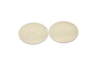 Çelik Yuvarlak Charm, 1 Delikli 6 Paslanmaz Çelik Yuvarlak Charm (40x0,70 mm) M02878