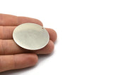 Çelik Yuvarlak Charm, 1 Delikli 6 Paslanmaz Çelik Yuvarlak Charm (40x0,70 mm) M02878