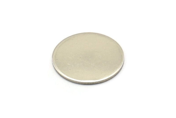 Steel Round Blank, 24 Stainless Steel Stamping Blanks, Circle Blanks (16x0.70mm) M02892