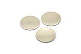 Steel Round Blank, 24 Stainless Steel Stamping Blanks, Circle Blanks (16x0.70mm) M02892