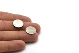 Steel Round Blank, 24 Stainless Steel Stamping Blanks, Circle Blanks (16x0.70mm) M02892