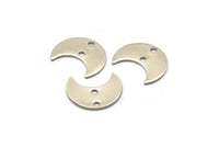 Çelik Ay Tılsımı, 2 Delikli 50 Çelik Ay Tılsımı (15x8x0,70 mm) M02882