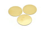 Brass Round Blank, 2 Raw Brass Stamping Blanks, Stamping Tags (35x0.80mm) M02974