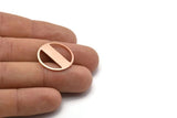 Copper Round Blank, 4 Raw Copper Stamping Blank, Stamping Tags (22x0.80mm) M02951
