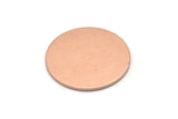 Copper Round Blank, 6 Raw Copper Stamping Blank, Stamping Tags (18x0.80mm) M03027