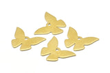 Brass Butterfly Blank, 12 Raw Brass Butterfly Blank (23X17x0.80mm) A0316