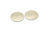Steel Round Blank, 12 Stainless Steel Round Blanks (20x0.70mm) M02874