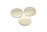 Steel Round Blank, 12 Stainless Steel Round Blanks (20x0.70mm) M02874