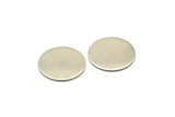 Steel Round Blank, 24 Stainless Steel Stamping Blanks, Circle Blanks (16x0.70mm) M02892