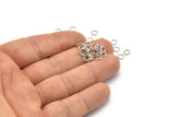 Silver Jump Ring, 250 Silver Tone Brass Jump Rings (5x0.7mm) A0990