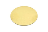 Brass Round Blank, 2 Raw Brass Stamping Blanks, Stamping Tags (35x0.80mm) M02974