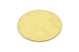Brass Round Blank, 2 Textured Raw Brass Stamping Blanks, Stamping Tags (35x0.80mm) M03003