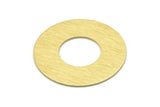 Brass Round Blank, 2 Textured Raw Brass Stamping Blanks, Stamping Tags (35x0.80mm) M02999