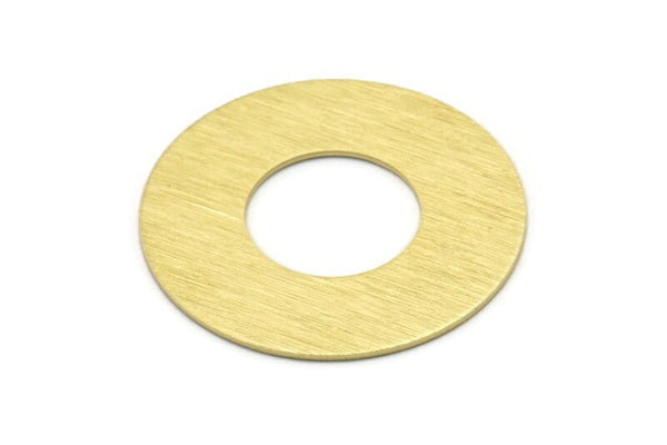Brass Round Blank, 2 Textured Raw Brass Stamping Blanks, Stamping Tags (35x0.80mm) M02999