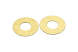 Brass Round Blank, 2 Textured Raw Brass Stamping Blanks, Stamping Tags (35x0.80mm) M02999