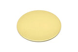 Brass Round Blank, 2 Raw Brass Stamping Blanks, Stamping Tags (40x0.80mm) M02977