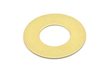 Brass Round Blank, 2 Raw Brass Stamping Blanks, Stamping Tags (40x0.80mm) M02980