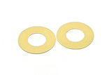 Brass Round Blank, 2 Raw Brass Stamping Blanks, Stamping Tags (40x0.80mm) M02980