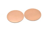 Copper Round Blank, Raw Copper Stamping Blank, Stamping Tags (40x0.80mm) M02988