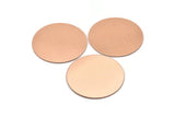 Copper Round Blank, Raw Copper Stamping Blank, Stamping Tags (40x0.80mm) M02988
