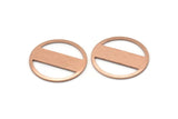 Copper Round Blank, 4 Raw Copper Stamping Blank, Stamping Tags (22x0.80mm) M02951