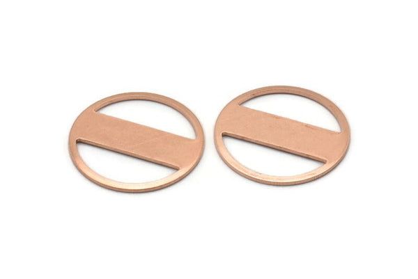 Copper Round Blank, 4 Raw Copper Stamping Blank, Stamping Tags (22x0.80mm) M02951