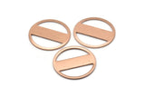 Copper Round Blank, 4 Raw Copper Stamping Blank, Stamping Tags (22x0.80mm) M02951