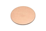 Copper Round Blank, 4 Raw Copper Stamping Blank, Stamping Tags (22x0.80mm) M02947