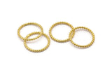 Brass Circle Connector,  Raw Brass Circle Rings 16 - 17 - 18 - 19 - 20mm N0265