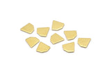 Brass Diamond Blank, 50 Tiny Raw Brass Diamond Blanks (8x0.80mm) M03315