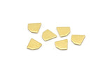 Brass Diamond Blank, 50 Tiny Raw Brass Diamond Blanks (8x0.80mm) M03315