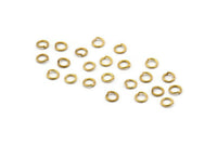 4mm Jump Ring - 500 Golden Brass Jump Rings, Findings (4x0.60mm) A0007