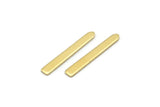 Brass Rectangle Blank, Raw Brass Rectangle Blanks, Stamping Blanks