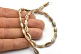 Natural Mother Of Pearl Beads, Full Strands Barrel Shell Beads, Pearl Beads (11.5x5mm) SZ04