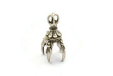 Dragon Claw Pendant, 1 Antique Silver Plated Brass Dragon Claw Charms, Necklace Pendants (36x11mm) N0380 H0170