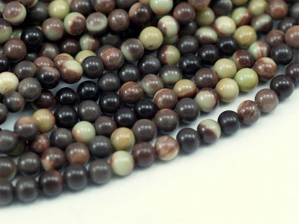 Banded Jasper 6mm Gemstone Round Beads G502 T012