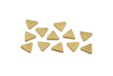 Brass Triangle Blank, 50 Raw Brass Triangle Blanks (7x1.5mm) D1505