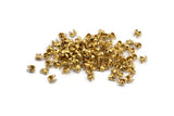 Brass Chain Connector, 250 Raw Brass Ball Chain Connector Clasps (2mm) A1100