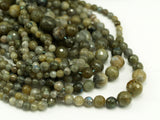 Flash Labradorite 6 To 12 Mm Disco Faceted Round Necklace Beads 15.5 Inches  T096