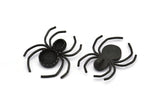 Black Spider Charm, Oxidized Black Brass Spider Charms With 1 Loop, Pendants, Findings (46x40mm) N1016 Q0720