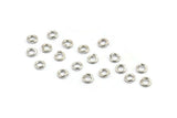 3.5 mm Jump Ring, 250 Silver Tone Round Jump Rings (3.5x0.7mm) BS 2169