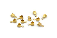 250 Crimp Ends For Rhinestone Chain, Pp27 (ss14) Rhinestone Chain Connectors, Crimp Ends For 3.5mm Chain, S416