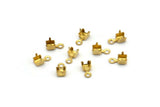 250 Crimp Ends for Rhinestone Chain, PP17 (SS8) Rhinestone Chain Connectors, Crimp Ends for 2.30-2.40mm Chain, S419
