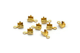 250 Crimp Ends For Rhinestone Chain, Ss18 Rhinestone Chain Connectors, Crimp Ends For 4.30mm/4.40mm Chain, S414