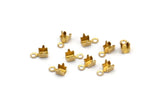250 Crimp Ends For Rhinestone Chain, Pp21 (ss10) Rhinestone Chain Connectors, Crimp Ends For 2.70/2.80mm Chain, S418