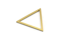 Pirinç Üçgen Tılsımı, 12 Ham Pirinç Üçgen Tılsımı, Geometrik Bulgular, Bağlantı Bulguları (30x29x1mm) A3671