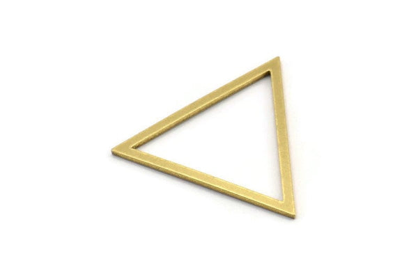 Pirinç Üçgen Tılsımı, 12 Ham Pirinç Üçgen Tılsımı, Geometrik Bulgular, Bağlantı Bulguları (30x29x1mm) A3671