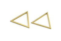 Pirinç Üçgen Tılsımı, 12 Ham Pirinç Üçgen Tılsımı, Geometrik Bulgular, Bağlantı Bulguları (30x29x1mm) A3671