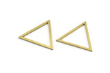 Pirinç Üçgen Tılsımı, 12 Ham Pirinç Üçgen Tılsımı, Geometrik Bulgular, Bağlantı Bulguları (30x29x1mm) A3671