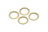 Circle Ring Findings - 100 Raw Brass Circle Ring Findings (12mm) B0119